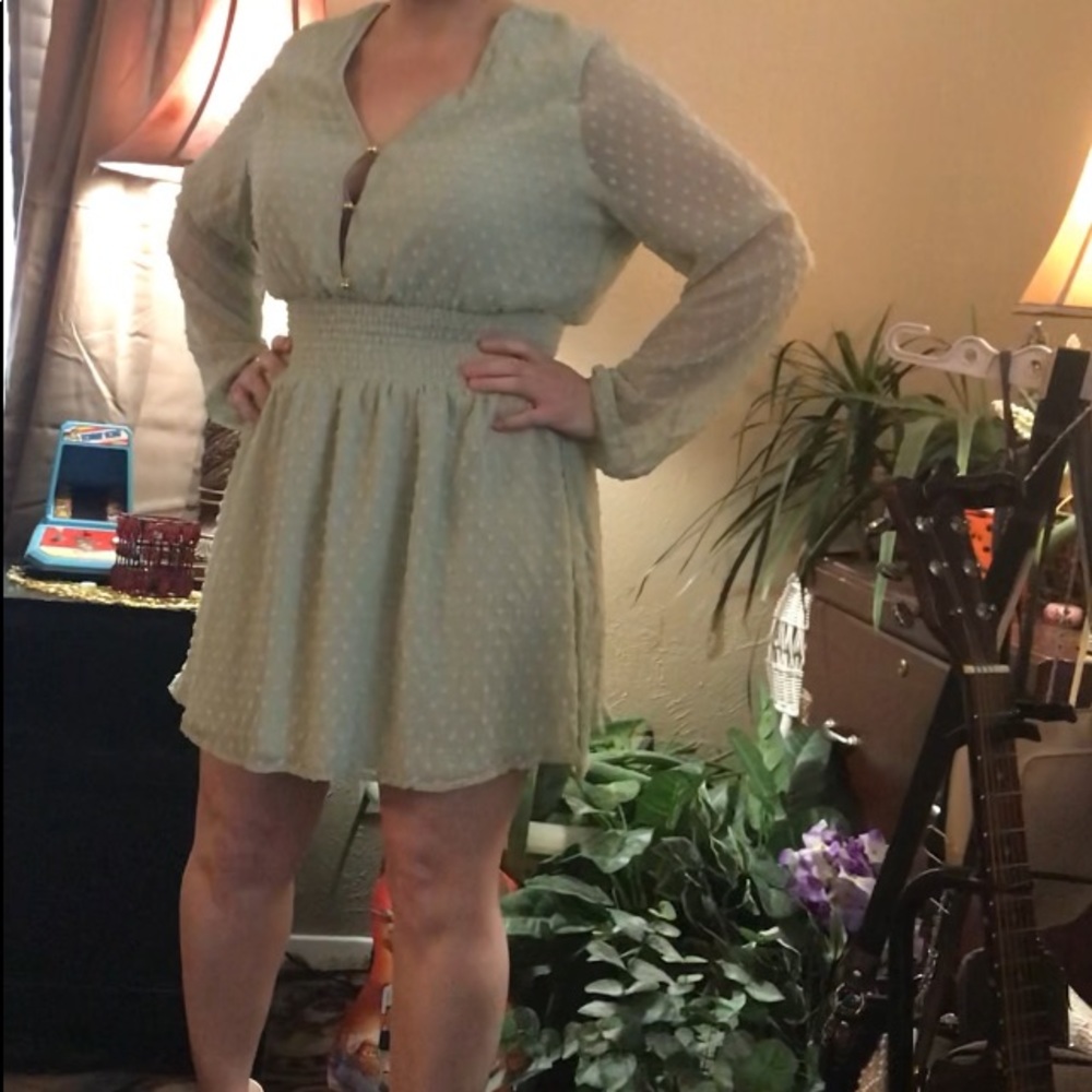 spring casual mini dress